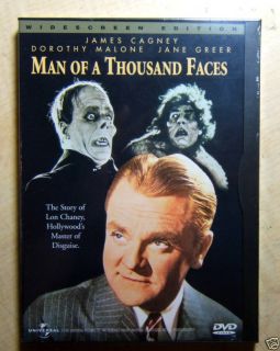 Lon Chaney Man of A Thousand Faces James Cagney DVD New 014381429022 