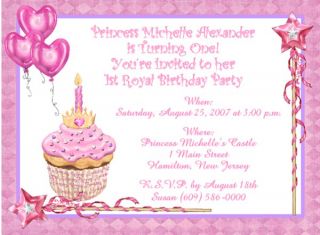 10 Little Prince Princess Custom Birthday Invitations