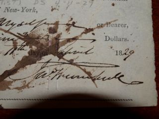 John Trumbull Signed 1829 New York Painter Revolution