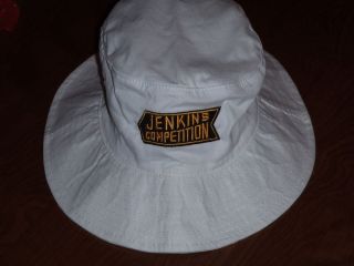 BILL GRUMPY JENKINS COMPETITION EMBROIDERED WHITE BUCKET HAT