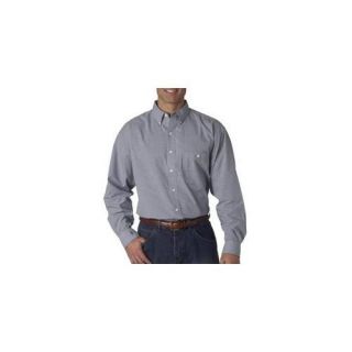 Bill Blass Mens Checked Broadcloth Shirt Size 3XL
