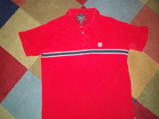 Abercrombie Fitch Polo Shirt Sewn A F Logo Large