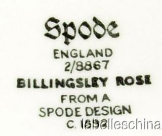 spode billingsley rose 7 75 rimmed soup 2 8867
