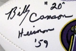 Billy Cannon Autographed LSU Tigers Logo Football Heisman 59 SI