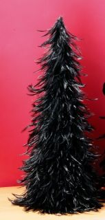 Black Feather Decoration Christmas Tree Party Haloween