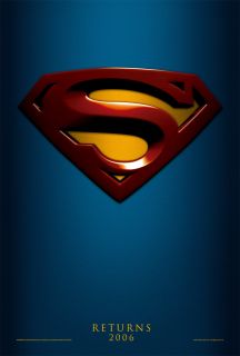Superman Returns Movie Poster DS Advance Original 27x40