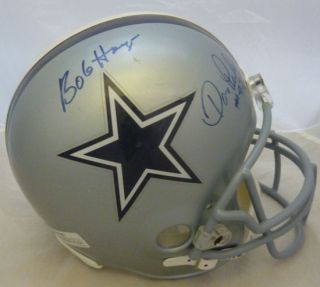 Bob Hayes 7 Autographed Signed Dallas Cowboys Full Size Helmet w JSA 