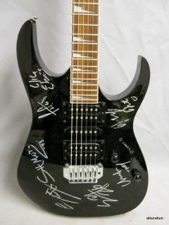 Mushroomhead Autographed Guitar Ibanez Gio Signed Black GRG 170 DX