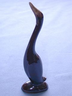 Beautiful Vintage Ceramic Long Neck Loon Bird Figurine