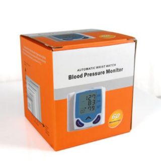 Digital Wrist Arm Cuff Blood Pressure Monitor Heart Beat Meter 