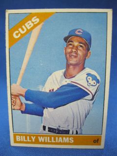 Billy Williams Chicago Cubs 1966 Topps 580 VG