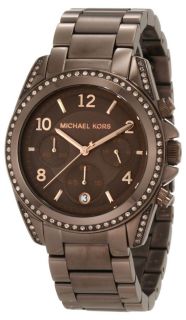 Womens Blair Watch with Brown Chronograph Dial MK5493