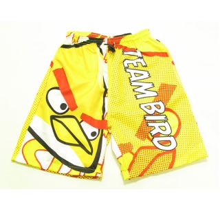 New Angry Birds Yellow Boy Kid Beach Shorts Size 4 12 Age 3 8 A991 
