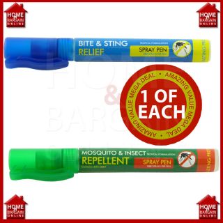    INSECT REPELLENT DEET BITE STING RELIEF SPRAY PENS TRAVEL PESTSHIELD