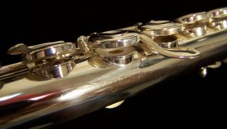 Overhauled Straubinger Pads Muramatsu Solid Silver Flute Closed Hole 