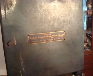 Ultra RARE Silent Movie Projector with Original Silent Film in 