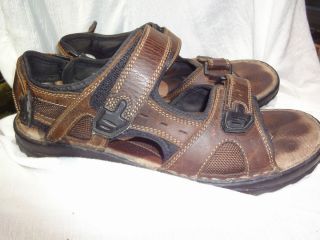 Bjorndal 10 5 Mens Sport Brown Sandals Fishing Vtg Shoes