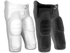Champro Football Pants with Built in Pads Black or White All Sizes New 