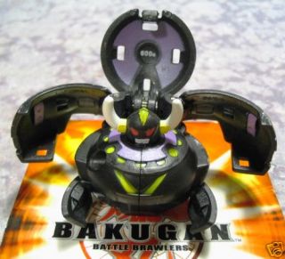 Bakugan Shadow Vulcan Darkus Black 600G B3 Bakusteel RARE