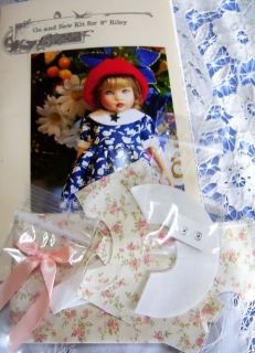 Riley Rosebud Dress Undies Kit Precut Go and Sew Kit