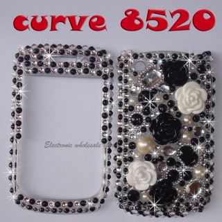   Bling Diamond Phone Cover Case Skin F Blackberry curve 8520 9300 9330