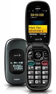   3820 Black Sprint Bluetooth Compatible Flip Camera Phone 2374