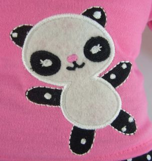 Woot Doll Clothes Fits Bitty Baby Panda Bear Pajamas w Panda Slippers 