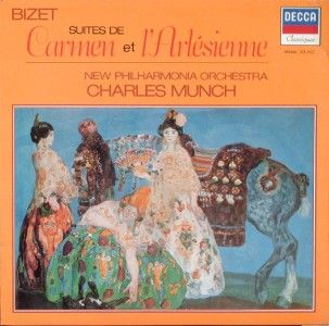 RARE Charles Munch Bizet French Stereo LP