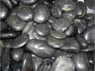 Polished Mexican Beach Pebbles 3 5 Black River Stone