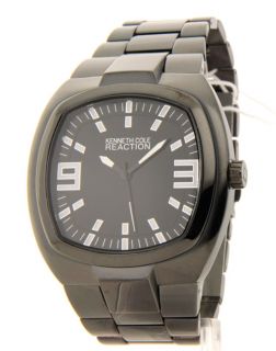   Cole Mens RK3217 Reaction Large Black Steel Casual New Watch