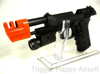   300 FPS M9 Beretta BB Gas Blowback Airsoft Gun Pistol GBB P06B