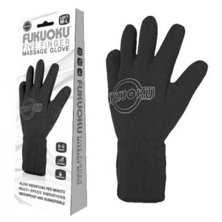 finger full body vibrating massage gloves black pair both hands