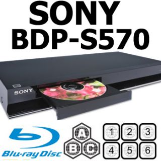 Sony BDP S570 All Region Code Free Blu Ray DVD Player