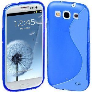 Blue s Line TPU Samsung Galaxy S3 SIII Verizon ATT Sprint T Mobile 