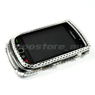 bling rhinestone crystal case cover for blackberry torch 9800 15