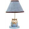 Light Blue and Brown Owl Teddy Bear Neutral Baby Boy Girl Crib Musical 