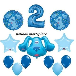 Blues Clues Balloons Party Supplies Decoration Birthday Second 2nd Two 