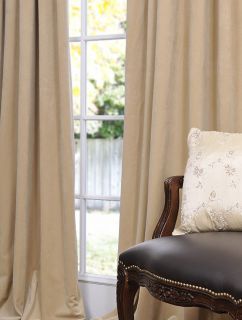 wheat pole pocket velvet blackout curtains drapes luxurious affordable 