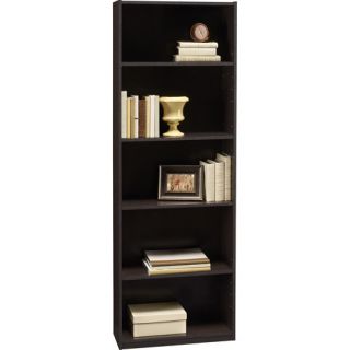 Shelf Bookcase Wood Choose Black Oak Espresso White