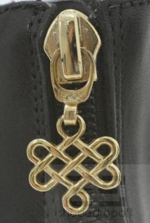 DVF Diane Von Furstenberg Black Opal Crisscross Sandal Wedges Size 8 
