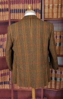 Superb Vintage Bladen Check Tweed Hacking Jacket 44
