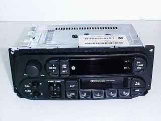  Chrysler Radio Cassette Player