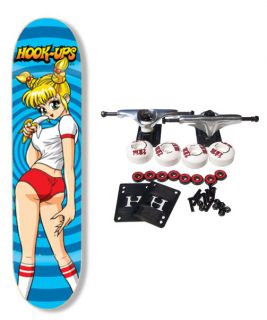 HOOK UPS Skateboard Complete CHIQUITA CHICK 8 x 32 hookups