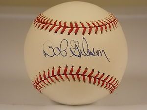 Bob Gibson St Louis Cardinals HOF Single Signed Baseball AUTO