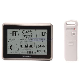 Acurite 6 Digital Weather Station with Forecast Temperature Clock 