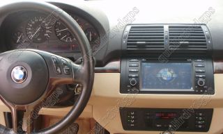 BMW 5 E39 BMW x5 E53 M5 DVD Navigation System Auto Radio with 7 HD 