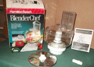 Blender Chef   Food Processor Attachment for Hamilton Beach Blenders 