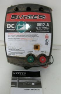 Zareba Blitzer 8612 A 10 Mile DC Electric Fence Controller As Is