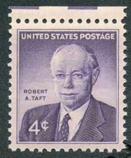 US 1161 Mint Never Hinged 4 Cent Robert A Taft