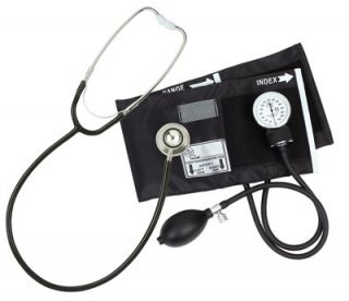Blood Pressure Kit BP Cuff w Dual Head Stethoscope Kit
